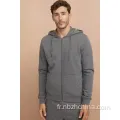 Sweats à capuche à fermeture éclair à la fermeture à glissière personnalisée Hoodies